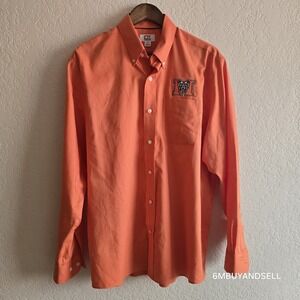 Cutter & Buck Mercer Bears Button Up Shirt Men's Large Long Sleeve